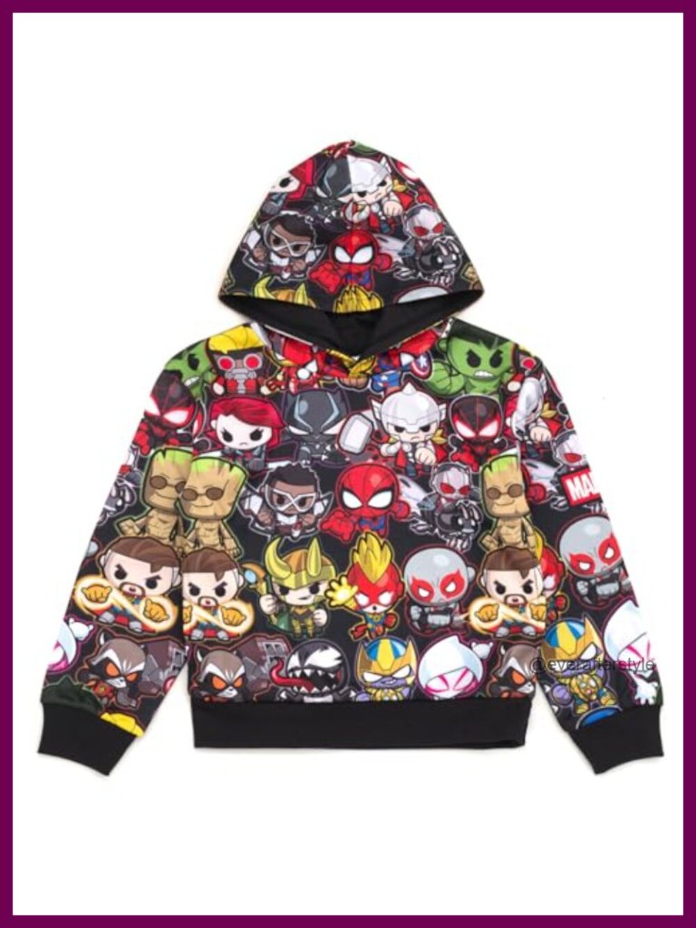 Marvel Avengers Boys Fleece Pullover Hoodie